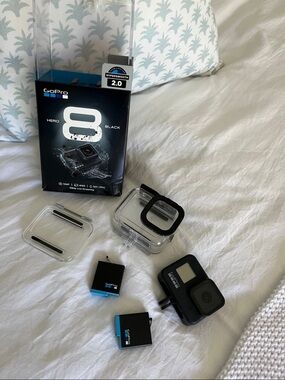 GoPro HERO8 Black with Blue-Accent Batteries and Housing